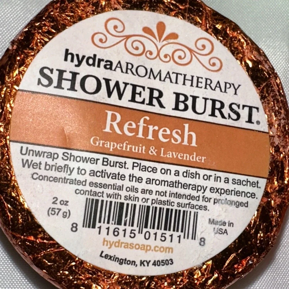 Shower Burst Lot Of 4‎ hydraAROMATHERAPY Healing Lavender And Tea Tree Refresh